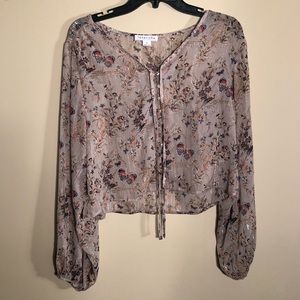 Stunning Loverich butterfly blouse, size Small